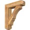 Ekena Millwork Balboa Craftsman Rough Sawn Bracket w/ Offset Brace, Western Red Cedar, 8"W x 32"D x 36"H BKT0806X32X36BOA04RWR - alternate 1